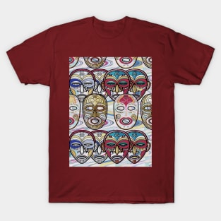 African Masks V3 T-Shirt